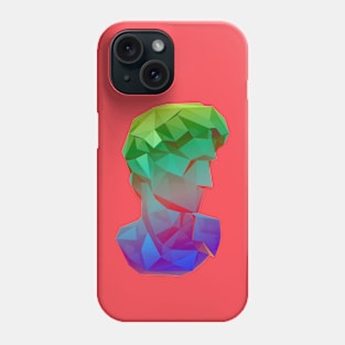 lowpoly antique statue Phone Case