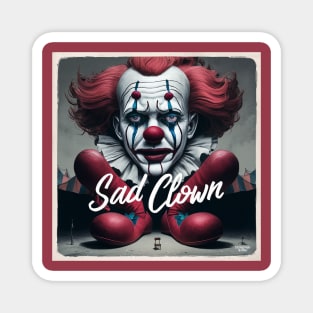 Sad Clown Magnet