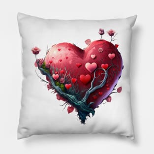 beautiful heart for a loved one for valentine's day Pillow