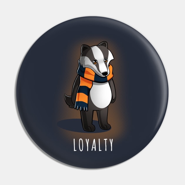 Loyal Badger Pin by Digital Magician