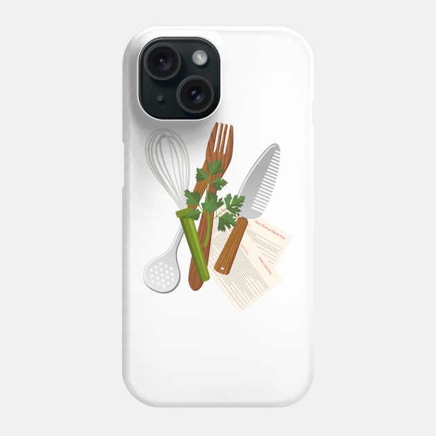 Utensil Pile Phone Case by SWON Design