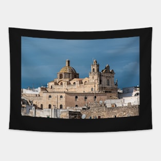 Church in Ostuni, Italy Tapestry