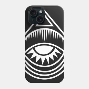 Sun Moon Eye White Phone Case