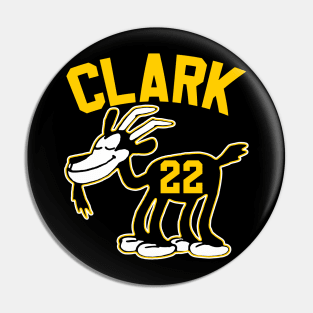 Caitlin Clark GOAT, Classic Steamboat Willie Goat Pin