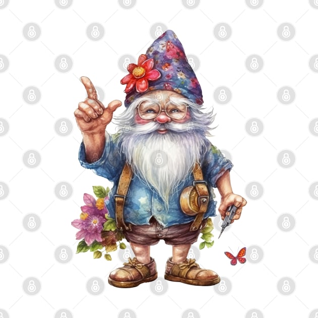 Hippie Gnome #3 by Chromatic Fusion Studio