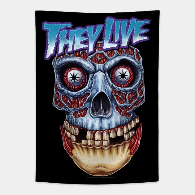 They live Tapestry by PeligroGraphics