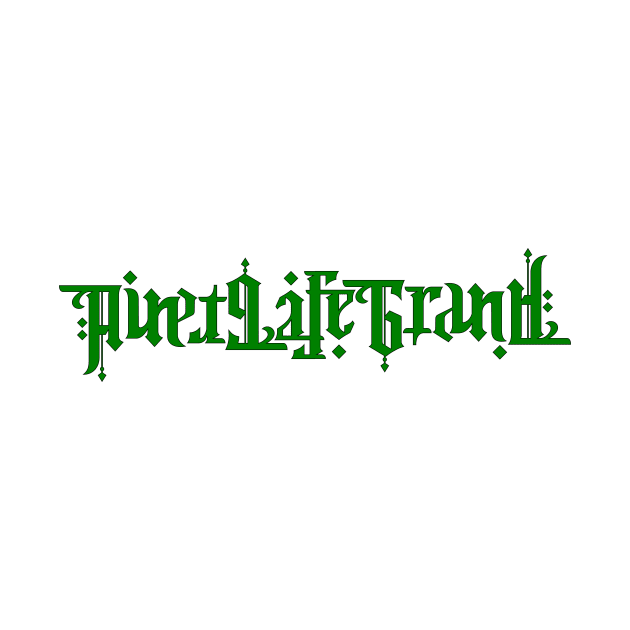 Widespread Panic "Ain't Life Grand" Ambigram in green by R U Kind Design