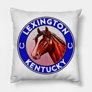 Lexington Kentucky Horse Racing The Bluegrass State Man O War Pillow