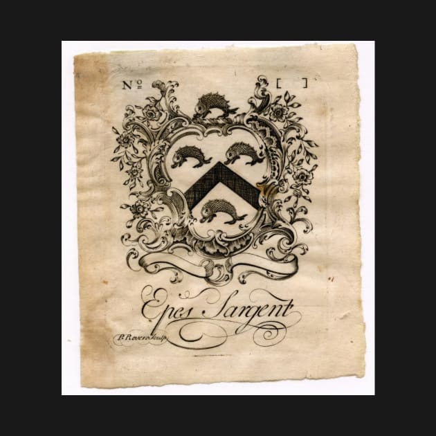 epes sargent bookplate 1764 - Paul Revere by Kollagio