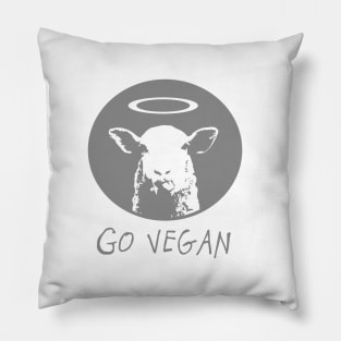 "GO VEGAN" Pillow