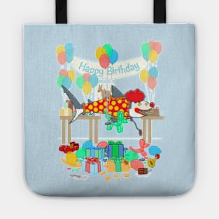 The Birthday Party Clown Shark Tote