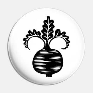 Turnip black Pin