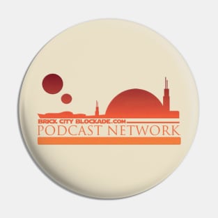 Brick City Blockade Podcast Network | Twin Sunset Pin