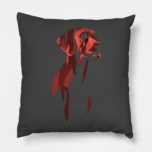 Dog Pop Art Pillow by Gariswave