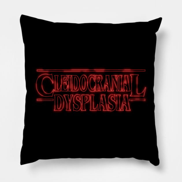 Cleidocranial Things Pillow by jadbean