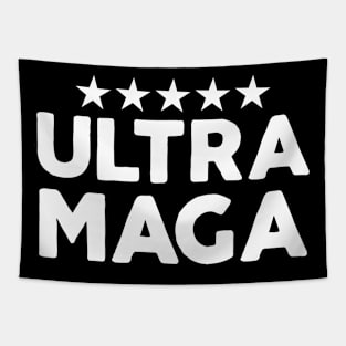 Red Proud Ultra Maga Merch Tapestry