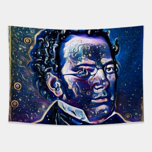 Franz Schubert Dark Night Portrait | Franz Schubert Artwork 4 Tapestry