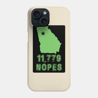 GA Votes - Mockup Map Green Phone Case