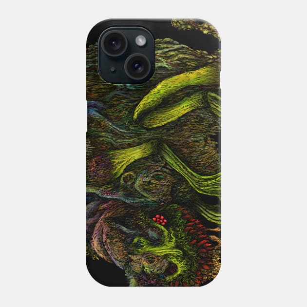 The Wolf named Pandemonium, Harbinger of Change, Phone Case by wodeworm