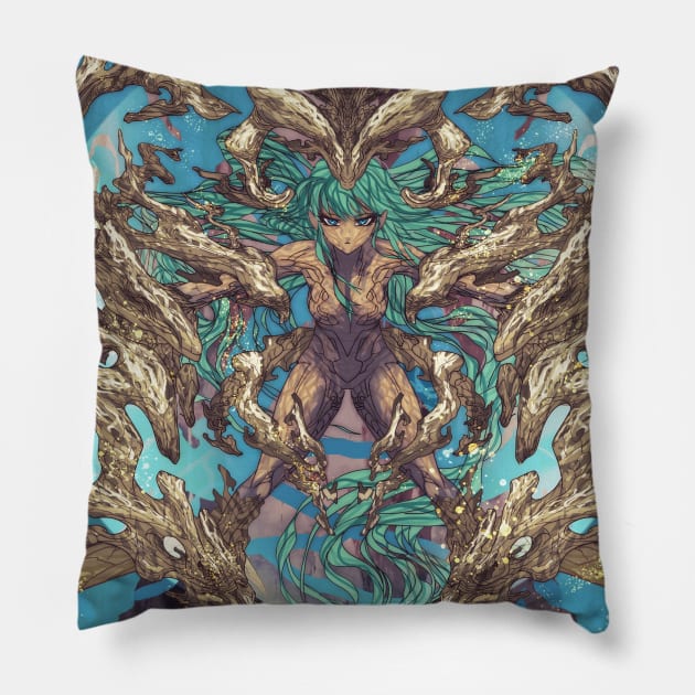 Gaia Pillow by dreamboxarts