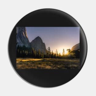 Yosemite Valley Sunset Pin