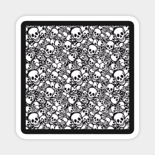 Abstract skull pattern Magnet