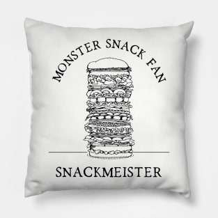 Monster Snack Fan Pillow