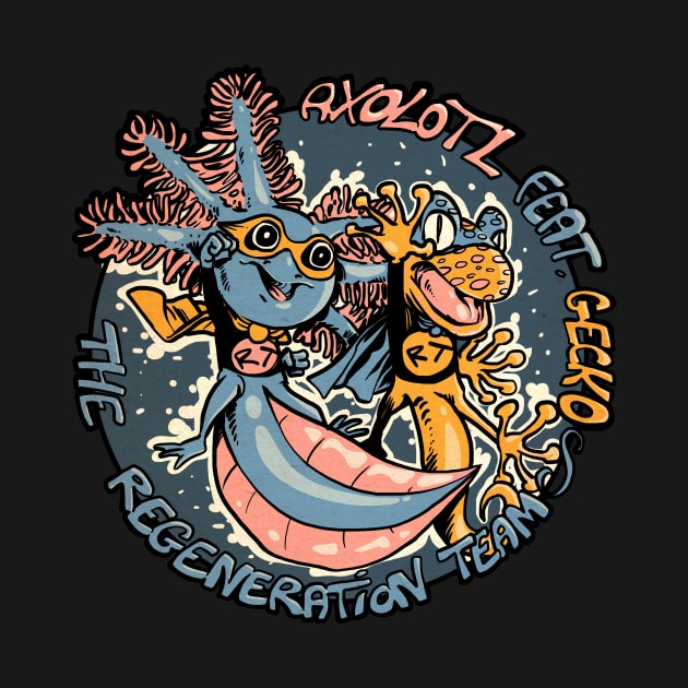 Axolotl Team 5 by TomiAx