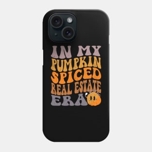 Retro Real Estate Agent In My Pumpkin Spiced Real Estate era Thanksgiving Phone Case