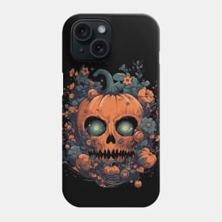 Spooky Pumpkin Face Phone Case