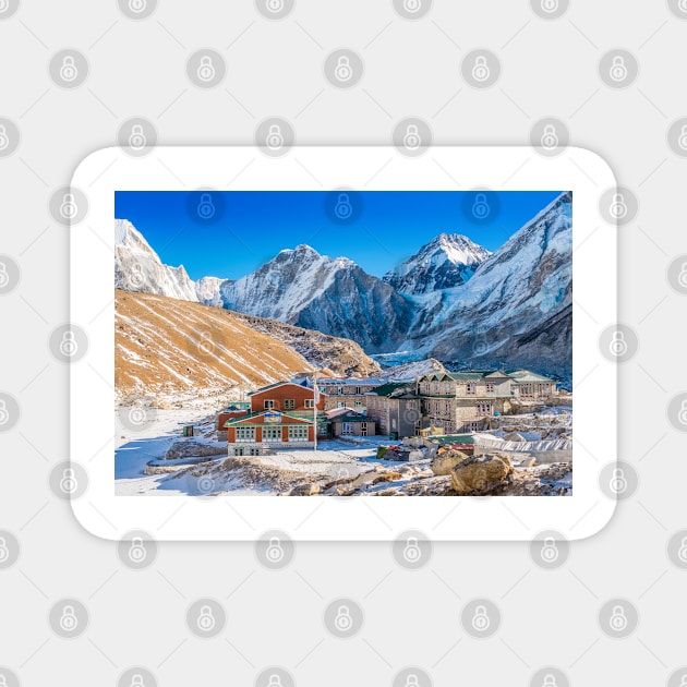 Gorak shep in Khumbu Magnet by geoffshoults