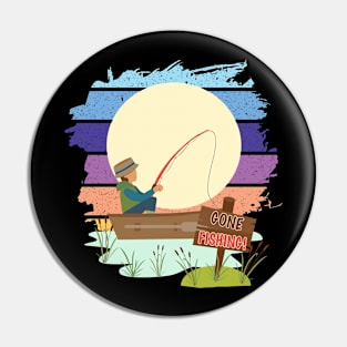 Gone Fishing Pin