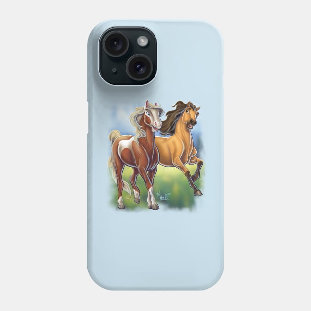 Spirit and Rain Phone Case by Unicornarama