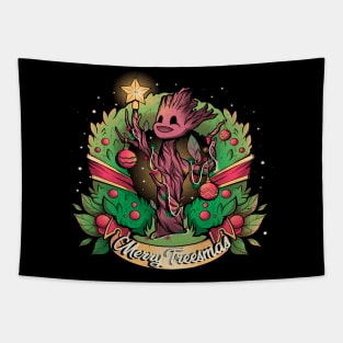 Merry Treesmas Tapestry