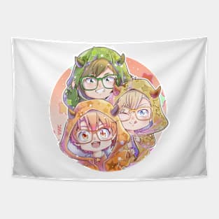 Yamato + Mitsuki +  Nagi = Pythagoras Trio! Tapestry