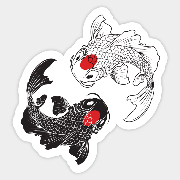 Две рыбки рисунок