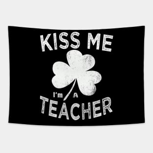 Kiss me i'm a teacher Tapestry