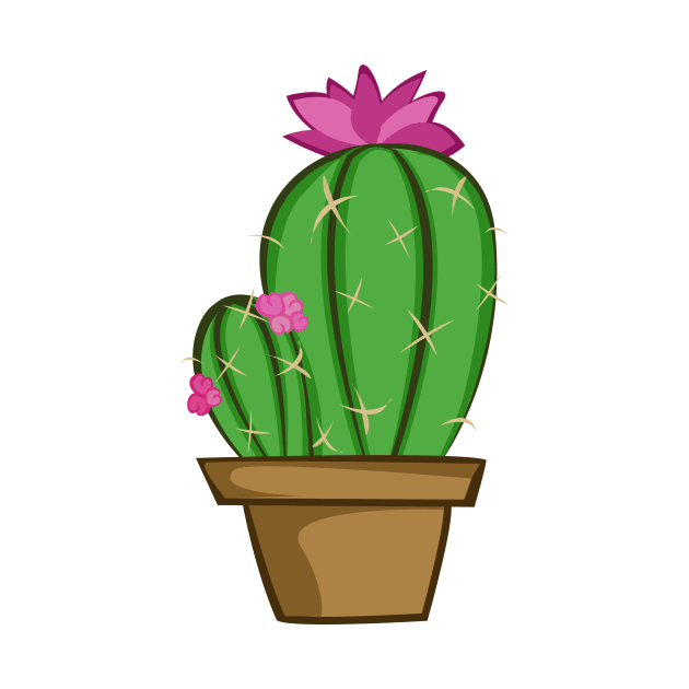 Cactus Cartoon by rigelblack