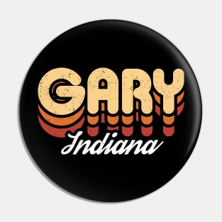 Retro Gary Indiana Pin