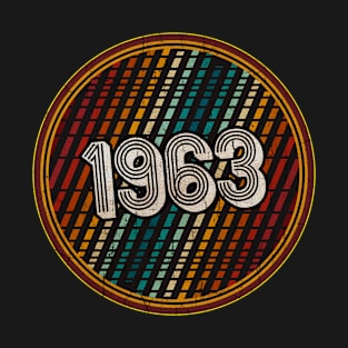 1963 - Circle Vintage Colorful T-Shirt