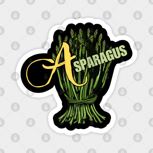 Asparagus Magnet by FrogandFog