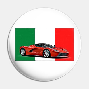 LaFerrari Italian Print Pin