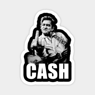 Marvelous ZION Rootswear Gray Johnny Cash Flippin T-Shirt MI707 Best Product 68 Magnet