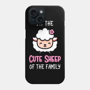 The Cute Sheep In The Family Funny Animal Kids Phone Case