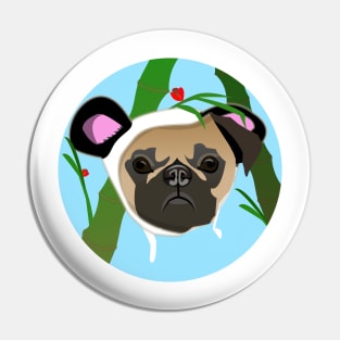 Pandamonium Pug Pin