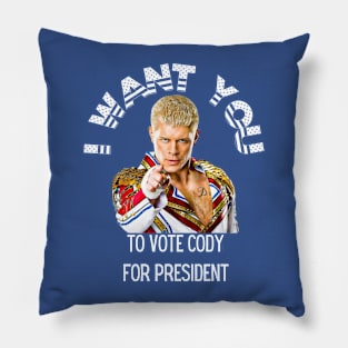 Cody Rhodes wants you to vote for Cody Pillow