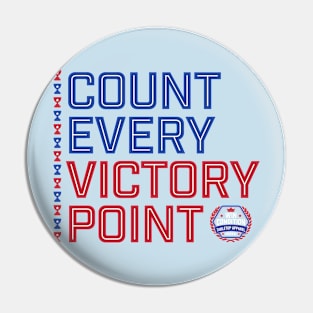 Count Every Victory Point Pin