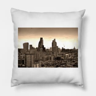 London Skyline Cityscape England Pillow