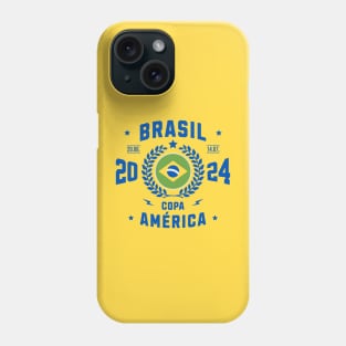 Brazil Copa America 2024 Fan Phone Case