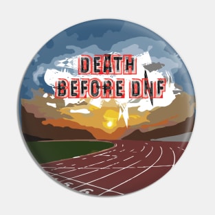 Fasbytes Running ‘Death before DNF’ Track Pin